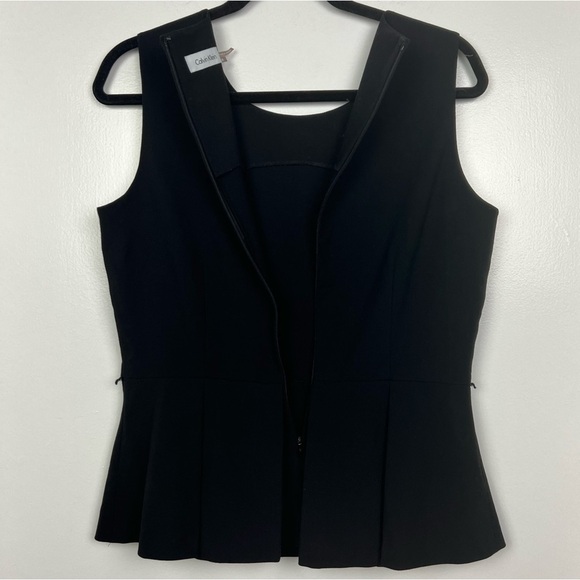 Calvin Klein Black Sleeveless Blouse - Picture 7 of 10